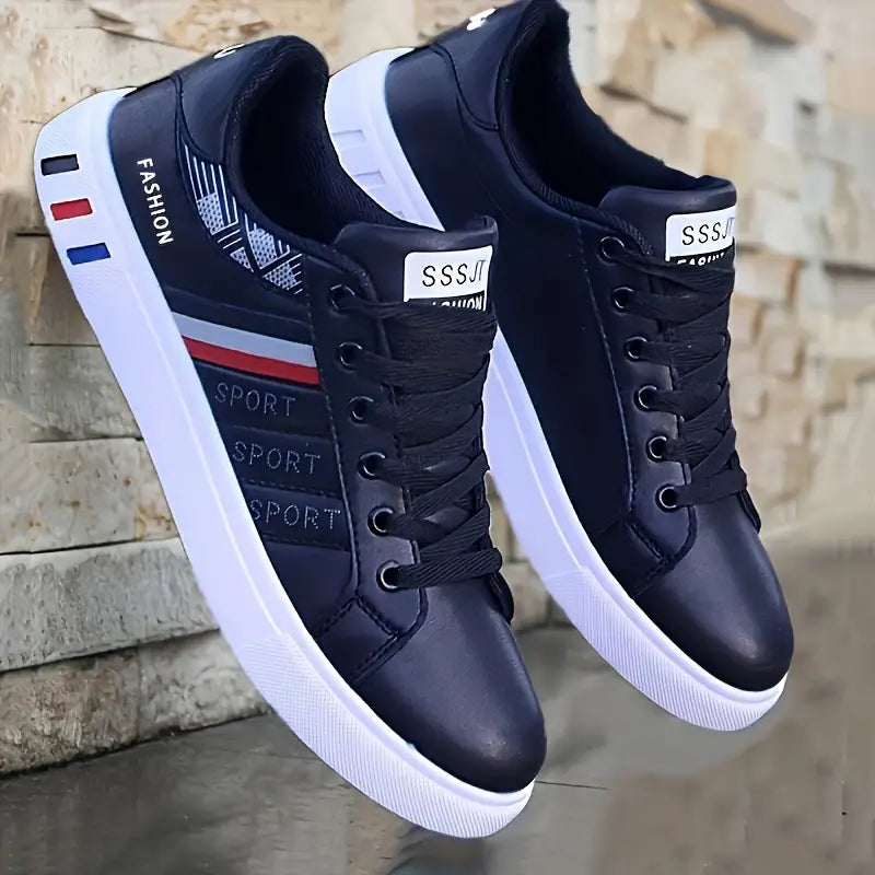 Men's Trendy Solid Skateboard Shoes